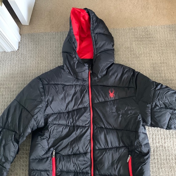 Spyder Jackets \u0026 Coats | Spyder Puffy Ski Coat. Perfect Condition. | Color: Black/Red | Size: M | Kninfo's Closet